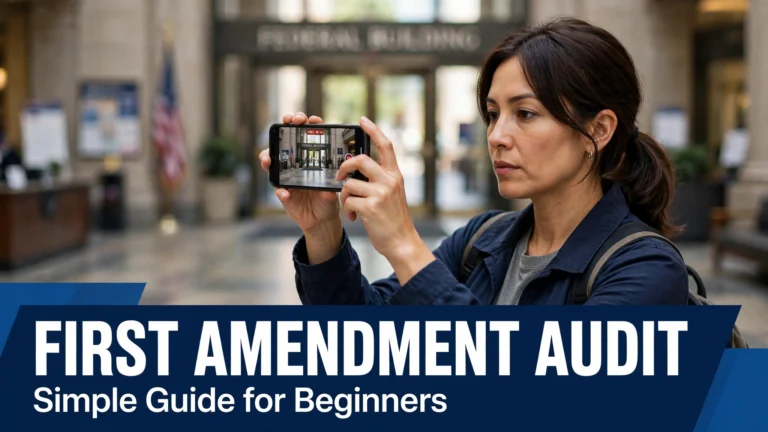 What is a First Amendment audit
