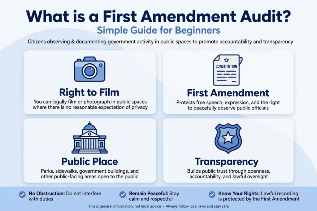 What is a First Amendment audit